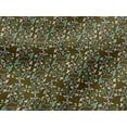 thumbnail image 4 of oneOone Viscose Jersey Fabric Leaves & Floral Block Print Fabric BTY 60 Inch Wide, 4 of 4