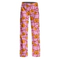 thumbnail image 6 of RUPKUL Halloween Pants Women Casual Adult Costumes Style Comfy High Waisted PJ Lounge Bottoms Soft Wide Leg Sleepwear, XXL, 6 of 6