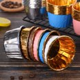 thumbnail image 5 of BrowQuartz 50 Pieces Cupcake Liner Heat Resistant Home Bar Hotel Bakery Kitchen Oven Muffin Bread Wrappers Baking Cups Supplies Gold, 5 of 6
