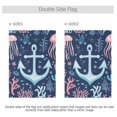 thumbnail image 4 of Yayeee Garden Flag 12" x 18" Double Sided Outdoor Yard Lawn Holiday Decorations, Light Blue Anchor, 4 of 6