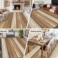 thumbnail image 6 of Brown Khaki Wooden 6'x9' Area Rug for Living Room, Vintage Farmhouse Retro Art Washable Non-Slip Floor Mat Rugs for Bedroom Dining Room, Indoor Large Carpet for Classroom, Nursery Rugs for Playroom, 6 of 9