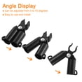 thumbnail image 3 of Uxcell 12Pcs 11mm Adjustable A-type Plant Trellis Connectors Clips for Bracket Shelf Rods, 3 of 5