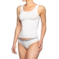 thumbnail image 3 of Bamboo basics Calzoncillos para mujeres YARA, 3-pack - Cintura con logo, transpirable, camiseta simple Blanco L (Large), 3 of 4