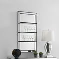 thumbnail image 2 of Oriel 24 x 47 Inch Rectangular 3-Shelf Wall Mirror Silver, 2 of 6