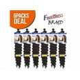 thumbnail image 2 of FreeTress Synthetic Hair Braids Deep Twist Bulk 22 (6-Pack, 1B), 2 of 2