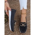 thumbnail image 2 of Summer Hollow Out New Style Pu Leather Peas Shoes For Middle Aged & Elderly Women, Soft Bottom Wedge Heels Loafers, 2 of 4