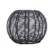 thumbnail image 1 of Pantalla de lámpara tejida Boho Mimbre Ratán Pantalla de lámpara de ratán Lámpara colgante de ratán tejido Negro, 1 of 9