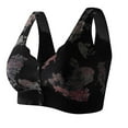 thumbnail image 1 of asddcavvf Bras for Women Women Plus Size Front Button Closure Bra Senior Older Push Up Wireless Comf, 1 of 4