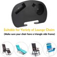 thumbnail image 3 of Universal Outdoor Side Tray Cup Holder for Zero Gravity Lounge Chair Beach Patio Yard Pool, 3 of 7