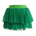 thumbnail image 3 of Fsqjgq Black Mini Skirt High Waisted Pleated Tulle Skirts for Women Ladies Cute Puffy Petticoat Performance Big Swing Mesh Tutu Skirts, 3 of 4