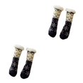 thumbnail image 3 of Qarigey 2X calcetines altos hasta el muslo de invierno dibujos animados Cosplay sobre la rodilla calcetín largo cálido botas accesorios de Alce marino 2piezas, 3 of 6