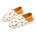 thumbnail image 7 of Memory Foam Slipper Flats for Women Winter Warm Thin Soft Confinement Shoes Soft Sole Maternity House Slippers Comfort Lightweight White 7-7.5, 7 of 7