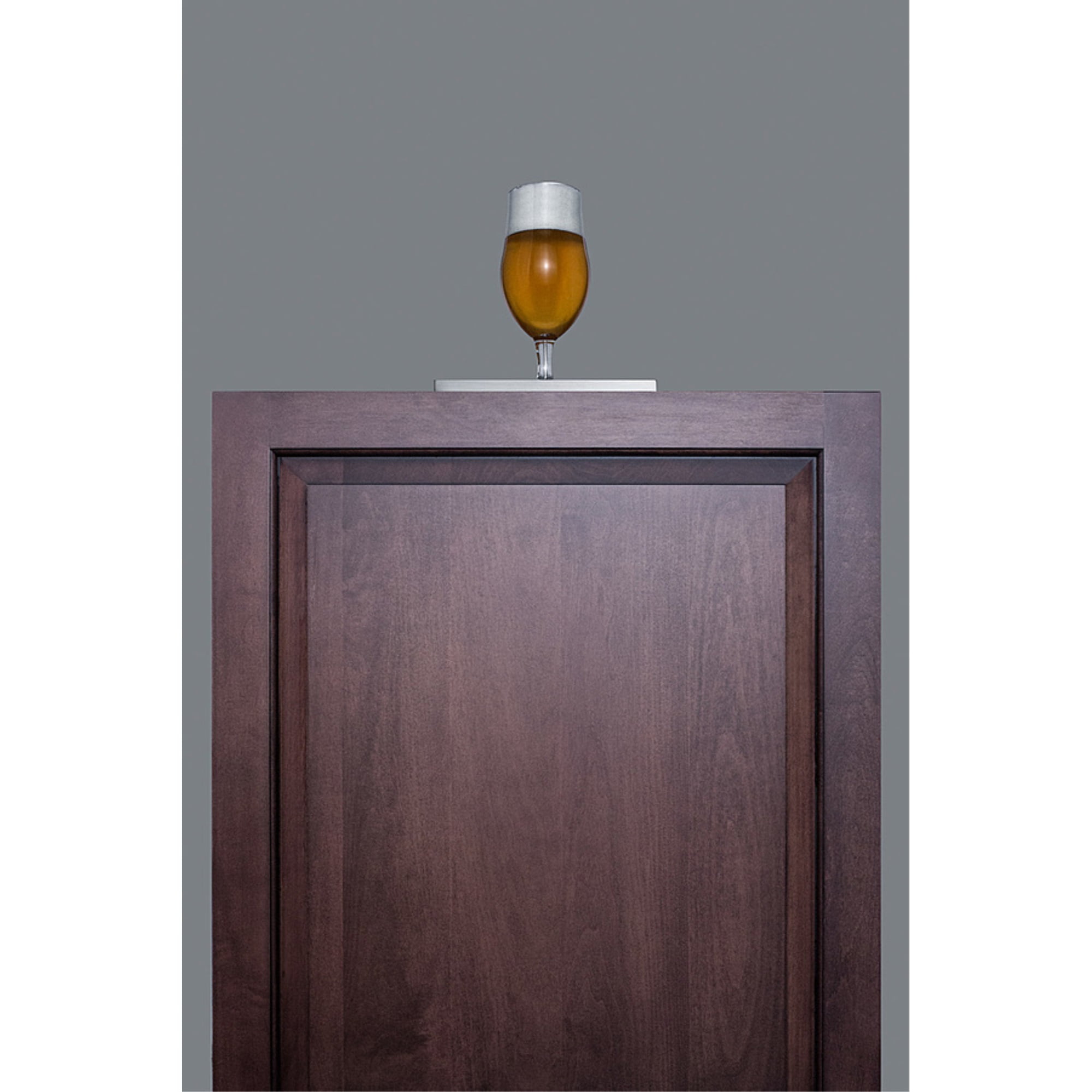 Built-in kegerator for use under ADA compliant counters; no tap kit included