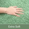 thumbnail image 4 of Junovo Soft Bathroom Rug Runner Absorbent Microfiber Bath Rugs for Bathroom Non Slip Bath Mat for Tub, Shower Floor,24"x36",Matcha Green, 4 of 6
