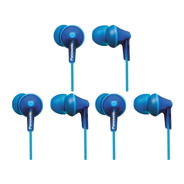 Auriculares Panasonic RP-HJE125-A ErgoFit Blue, paquete de 3
