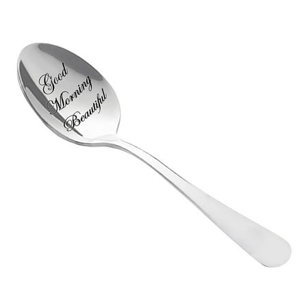 

YUEHAO Kitchen Gadgets Coffee Present And Engraved Spoon Boyfriend Spoons Girlfriend Wonderful Couple For Lover With Engraving Tableware Kitchen，Dining & Bar Tableware G