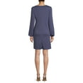 thumbnail image 2 of Nine.Eight Women’s Tie Waist Knit Cocktail Dress, 2 of 5