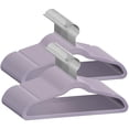 thumbnail image 1 of TechZoo 50 perchas de terciopelo premium para niños – Perchas antideslizantes para niños de 14.0 in – Perchas ultra delgadas para ahorrar espacio – Gancho giratorio 360 fuertes y duraderos para niños, 1 of 9