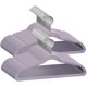thumbnail image 1 of TechZoo 50 perchas de terciopelo premium para niños – Perchas antideslizantes para niños de 14.0 in – Perchas ultra delgadas para ahorrar espacio – Gancho giratorio 360 fuertes y duraderos para niños, 1 of 9