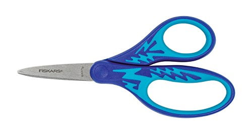 Fiskars 5' Kid Scissors Left-Handed Pointed-Tip, 2 Pack - Assorted color