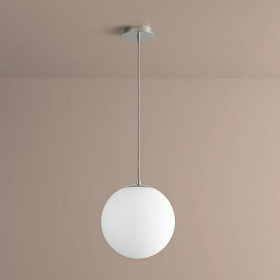 12 inch 120V 8.2W 1 Led Pendant-Polished Chrome Finish Bailey Street Home 766-Bel-2894308
