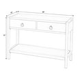 thumbnail image 5 of Lark 44" Wood Console Table in White  5676304, 5 of 7