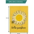 thumbnail image 6 of Hello Sunshine House Flag Summer Sunflower Bee Yard Flags 28 x 40 inch Double Sided Spring Summer Decor Seasonal Outdoor Decoration (HF-N), 6 of 6