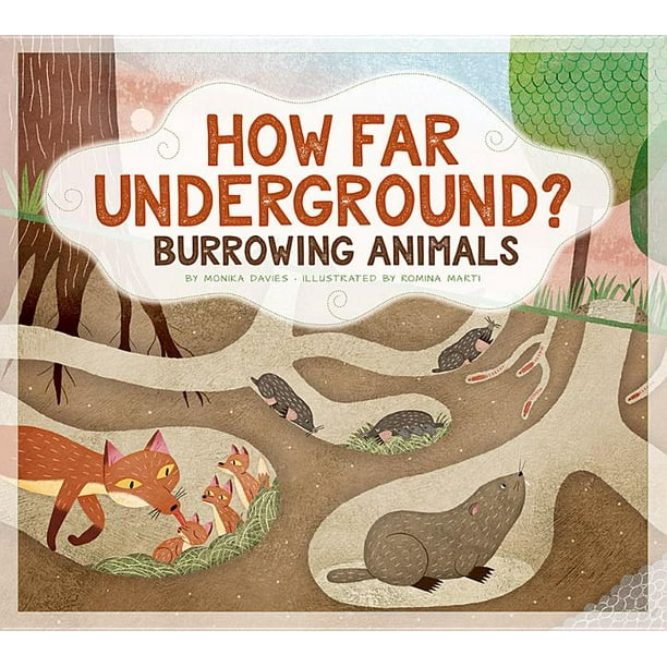 Animals Measure Up: How Far Underground? : Burrowing Animals (Hardcover) - Animals Measure Up: How Far Underground? : Burrowing Animals (Hardcover) -