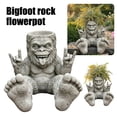 thumbnail image 2 of Maceta de jardín de roca Big Foot divertida, maceta de Big Foot con dedo medio, maceta novedosa de Sasquatch para patio, césped, jardín, interior y exterior, decoración del hogar, 2 of 7