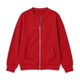 thumbnail image 4 of Hurxie Sweatshirt for Women Zip Up Lightweight Jacket with Pockets Light Zipper Trendy Streetwear Office Travel Sweatshirts, 4 of 7