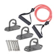 thumbnail image 3 of 3 ganchos de pared para bandas de resistencia, ahorran espacio, con 6 tornillos. Banda roja, 3 of 8