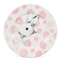 thumbnail image 1 of Set Of 4 Bunny With Pink Dots Plate, 1 of 1