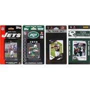 C&I Collectibles NFL New York Jets 4 Different Licensed Trading Card Team Sets O/S