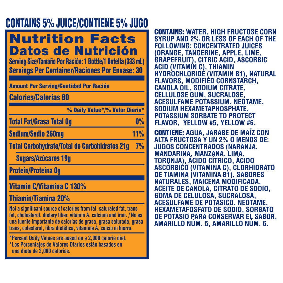 Sunny D Tangy Original 11.3 Fluid Ounce (Pack of 30)