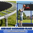 thumbnail image 5 of 14FT Trampoline with Enclosure for Kids and Adults, SEGMART Upgraded Kids Recreational Outdoor Trampoline with Basketball Hoop, Ladder, Heavy Duty Round Backyard Trampoline for Indoor Outdoor, 5 of 13