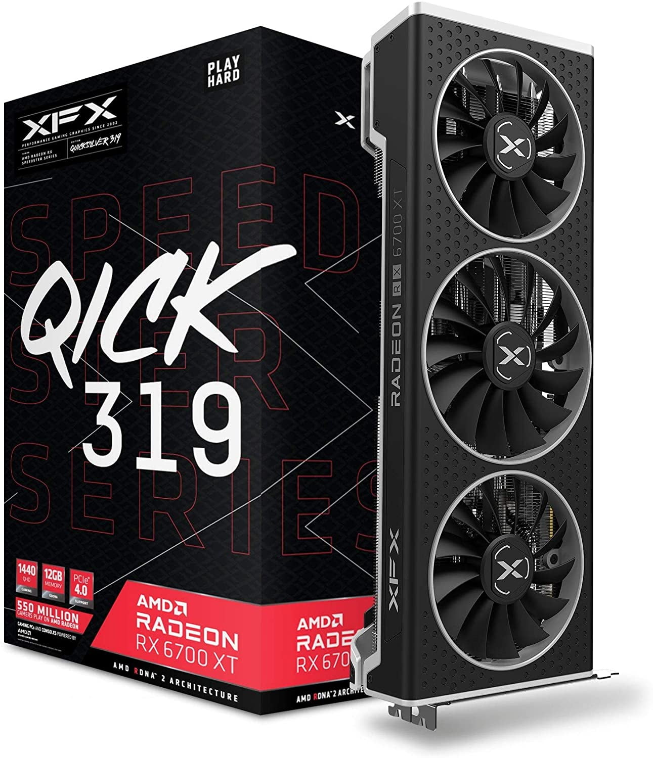 Xfx Amd Radeon Rx 6700 Xt 12gb Gddr6 Gaming Graphics Card Rx 67xtypudp Walmart Com Walmart Com Xfx Amd Radeon Rx 6700 Xt 12gb Gddr6 Gaming Graphics Card Rx 67xtypudp Walmart Com Walmart Com