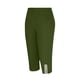 thumbnail image 4 of Pantalones de Yoga de Tamaño Adicional para las Mujeres 3x Color Sólido Bolsillo Capris Cintura Elástica, Transpirable Deporte Casual, 4 of 8