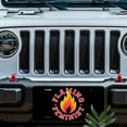 thumbnail image 5 of License Plate, Flaming Feminist Logo Decorative Front,Personalized Stainless Steel License Plate Cover For Men Women,12.2" X 6.2", 5 of 6