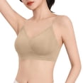thumbnail image 5 of Wirefree Seamless Bras for Women Crisscross Back Adjustable Straps Gentle Support Everyday Bralette, 5 of 6
