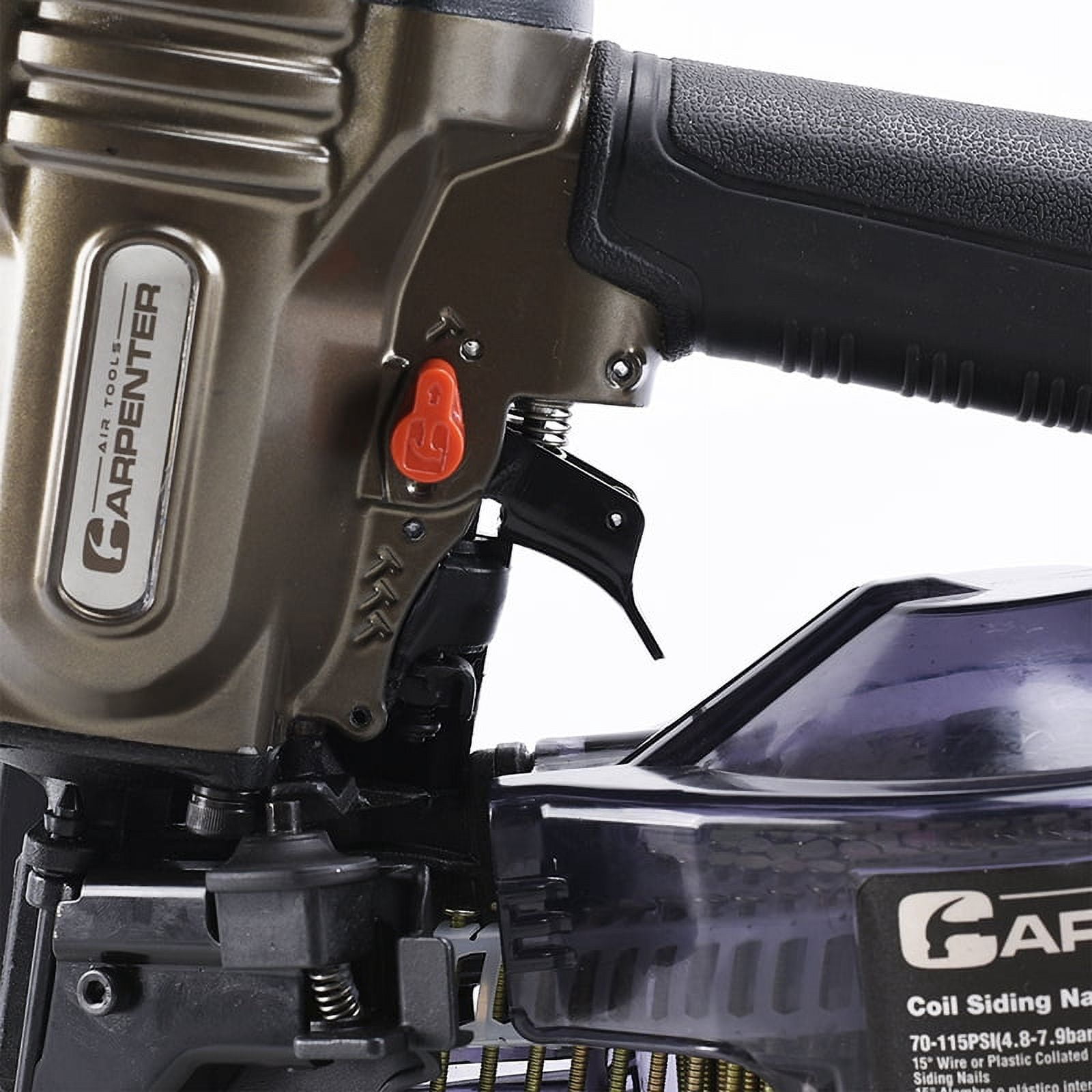 Carpenter Air Tools CCN65 Pneumatic 15 Degree Coil Siding Nailer