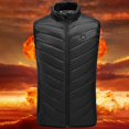 thumbnail image 5 of Lightweight Heated Vest for Men/Women, Outdoor Water/Wind Resistant Outerwear Vests, USB Electric Graphite Heating Windproof Thermal Waistcoat, 5 of 11