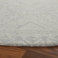 thumbnail image 3 of SAFAVIEH Micro-Loop Liana Medallion Area Rug, Light Grey/Ivory, 6' x 6' Round, 3 of 8