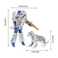 thumbnail image 2 of 2025 New! Animal Toy Small – Transforming Action Figure – Changes from a Detailed Animal Toy to a Unique Robot Toy in Seconds – Great Gift for Both Girls and Boys, 2 of 2
