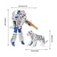 thumbnail image 2 of Deformation Toy Children Simulation White Cheetah Model, 2 of 2