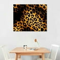 thumbnail image 2 of Nawypu  3 Pieces Fashion Wall Art Leopard Print Lip High Heels Wall Pictures Modern Black Gold Painting Artwork for Bathroom Salon Decoration, 2 of 4
