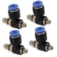 thumbnail image 4 of Conector neumático 20 piezas OD 4mm tubo M5 Control de velocidad del aire ANGGREK  Otros, 4 of 8