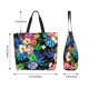thumbnail image 5 of Disketp Colorful Flowers Bolsa Tote Estampada para Mujer, Bolso de Hombro y de Mano para Compras y Viajes, 5 of 8