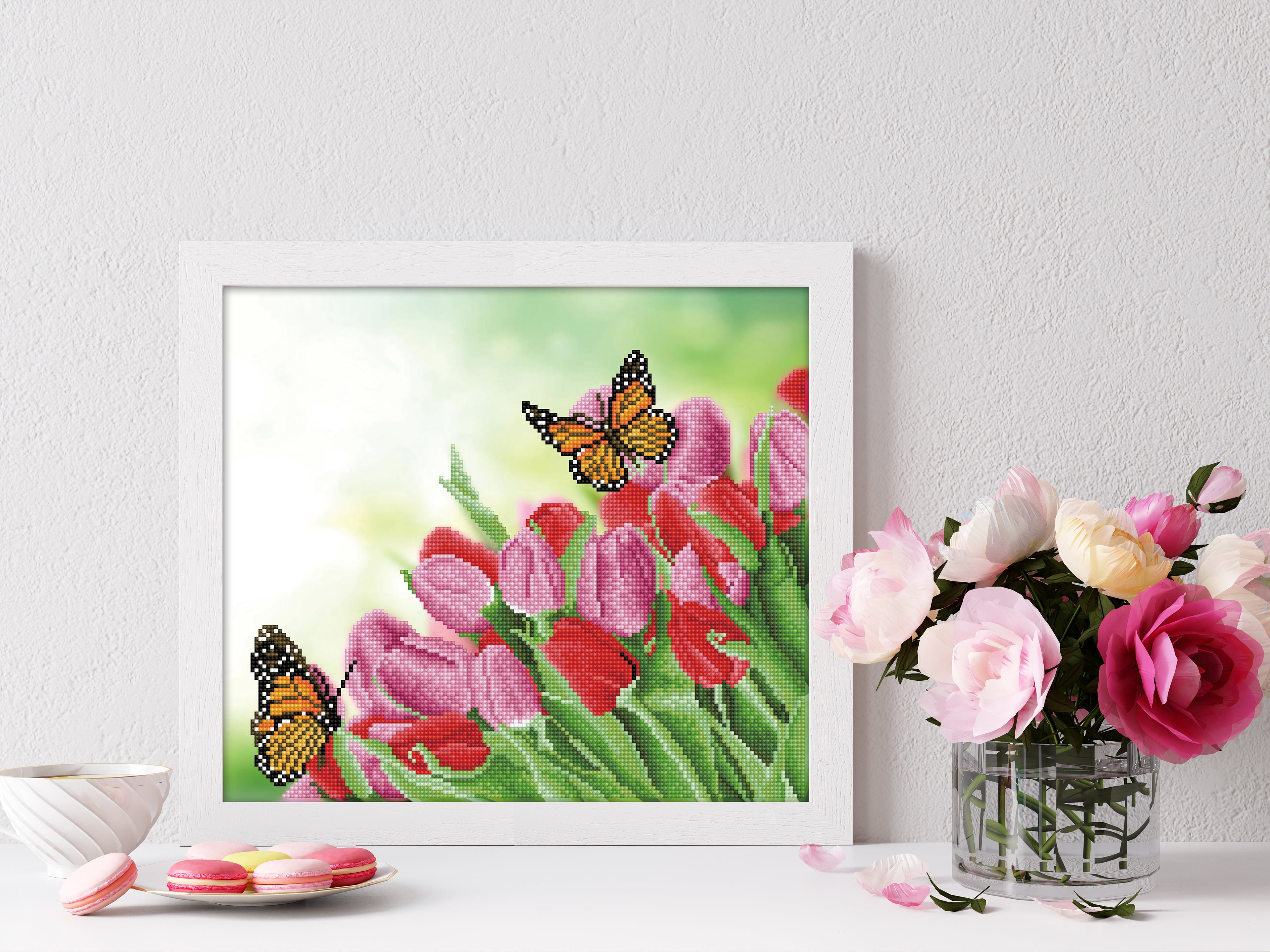 DIAMOND DOTZ® Spring is in the Air Butterfly Diamond Painting Kit - 14.6" x 16.5"