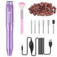thumbnail image 1 of COSITTE Taladro de uñas eléctrico USB Taladro de uñas eléctrico para kit de uñas acrílicas Lima de uñas eléctrica portátil Herramienta de pulido Manicura Pedicura Kit Efile Suministros de uñas para el, 1 of 5