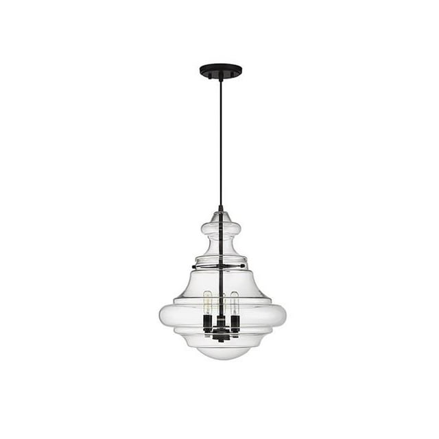 Meridian M70058ORB 3 Light Pendant - Oil Rubbed Bronze